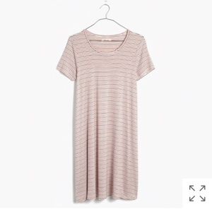 Madewell Red & Blue Striped Dress